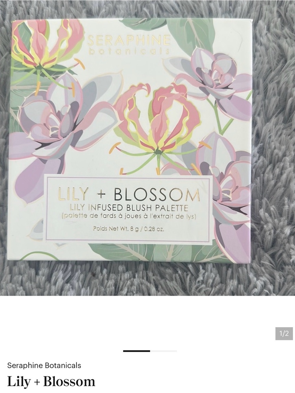 Seraphine Botanicals Lily + Blossom Blush Palette — Pink